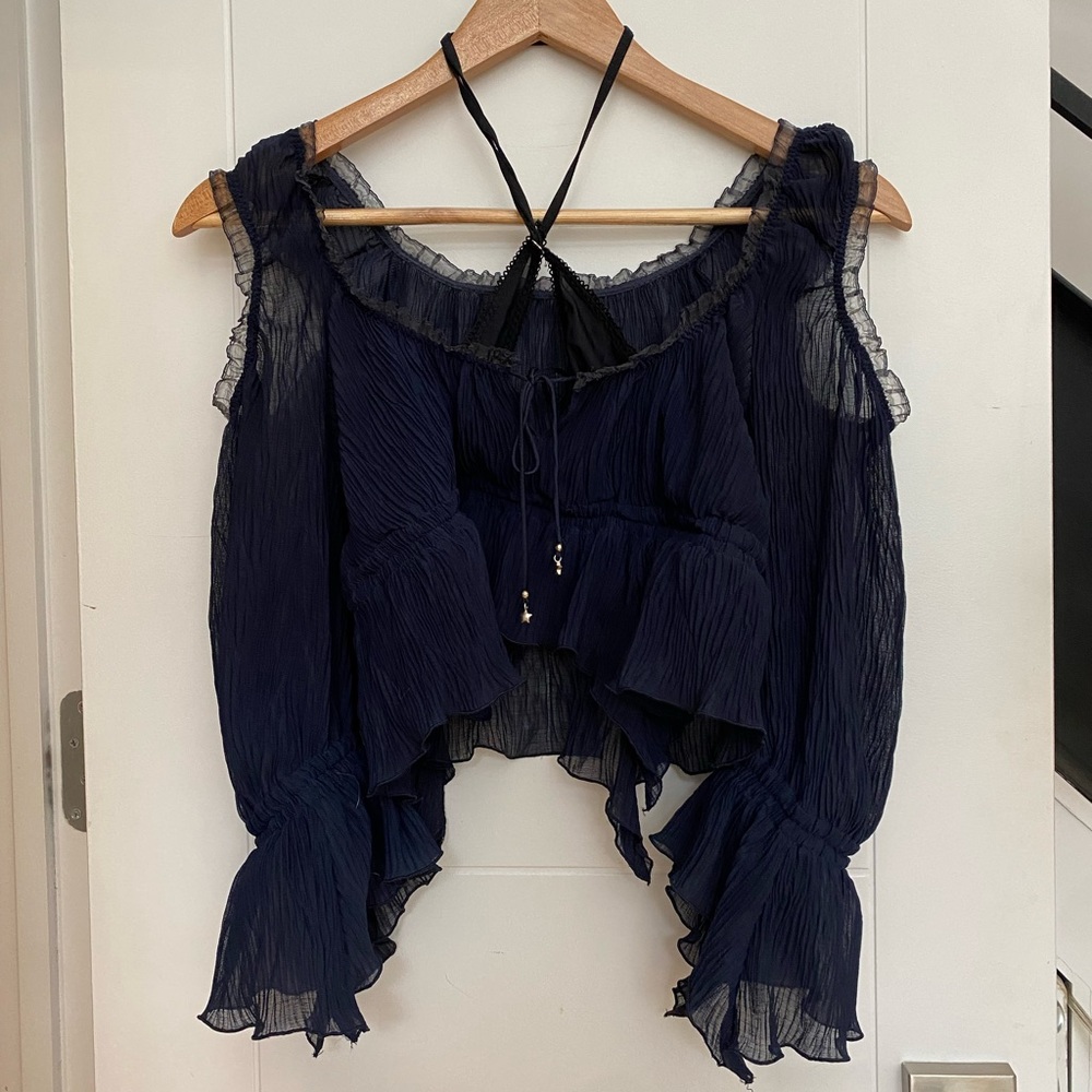 DAISY DAISY TV - Mourning Light top - Indigo - size small - Picture 4 of 8